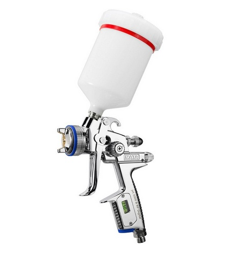 Краскопульт SATAjet 3000 B RP DIGITAL с быстросменным верхним бачком 0.6L QCC и шарнирным соединением
